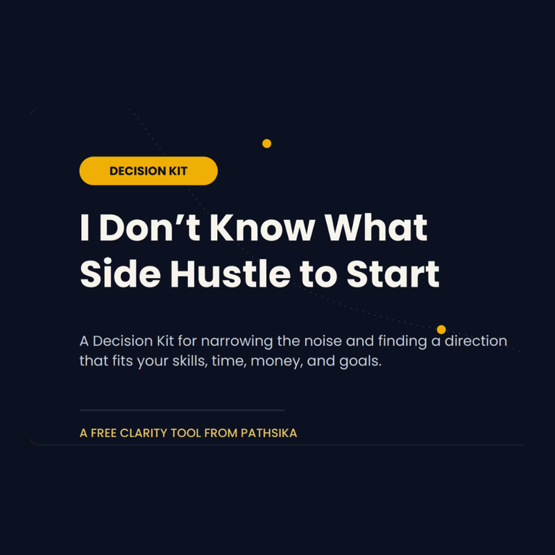 I Don’t Know Which Side Hustle to Start cover